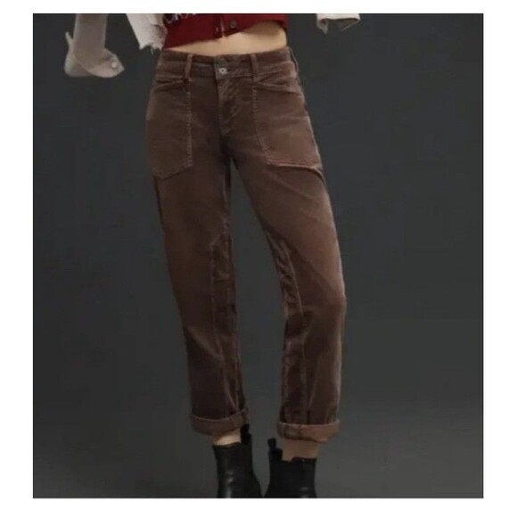 Anthropologie Pants - Anthropologie Pilcro Pants Womens Size 29 The Wanderer Relaxed Leg Corduroy